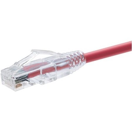 UNIRISE USA Unirise 25 Foot Cat6 Snagless Clearfit Patch Cable Red - High Density 10114